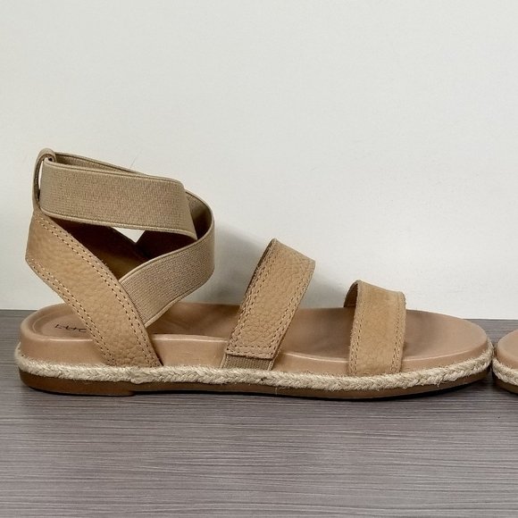 Lucky Brand Dilane Sandals, Stone Embossed Nubuck, Womens Size 6 M / 36.5 - Picture 6 of 13